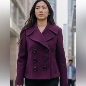 Inc purple jacket small double breasted